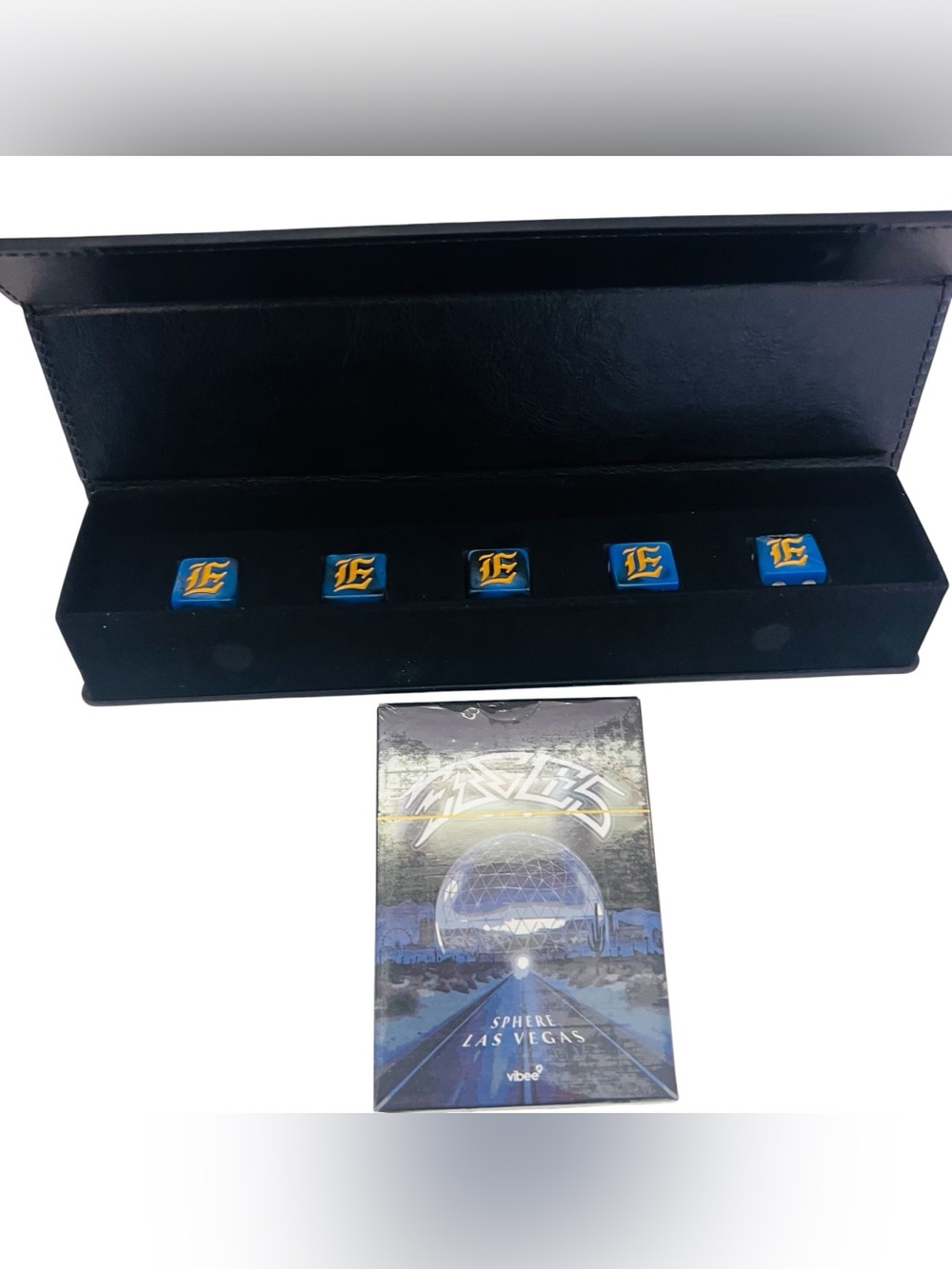 The Eagles Las Vegas Sphere Concert VIP Exclusive Box Dice & Playing Card Set